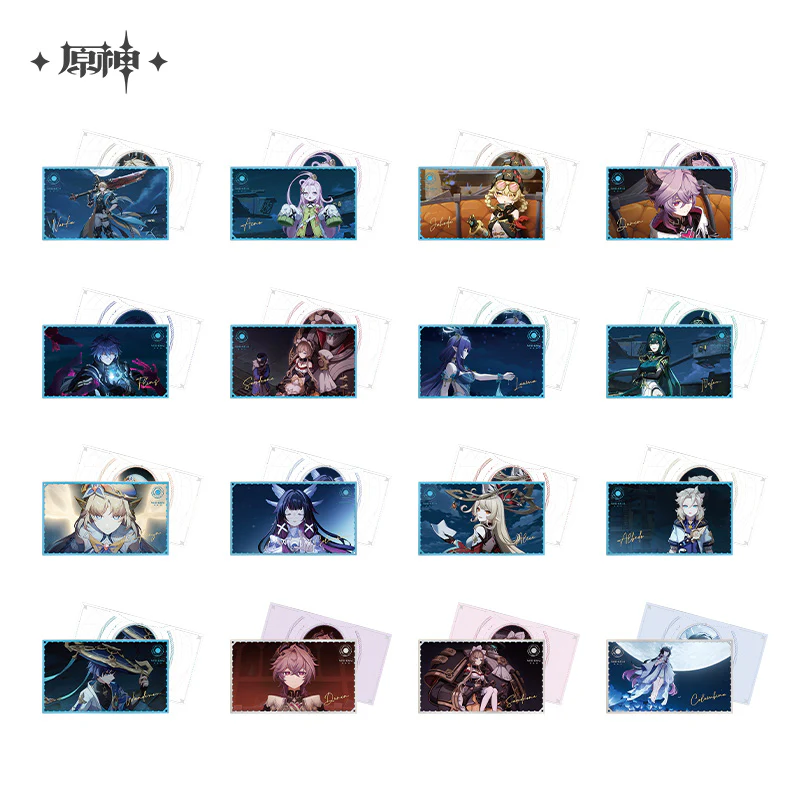 【Pre-order】Genshin Impact - Moonlit Ballad of the Night Series Collection Card Set Blind Box - Image 4