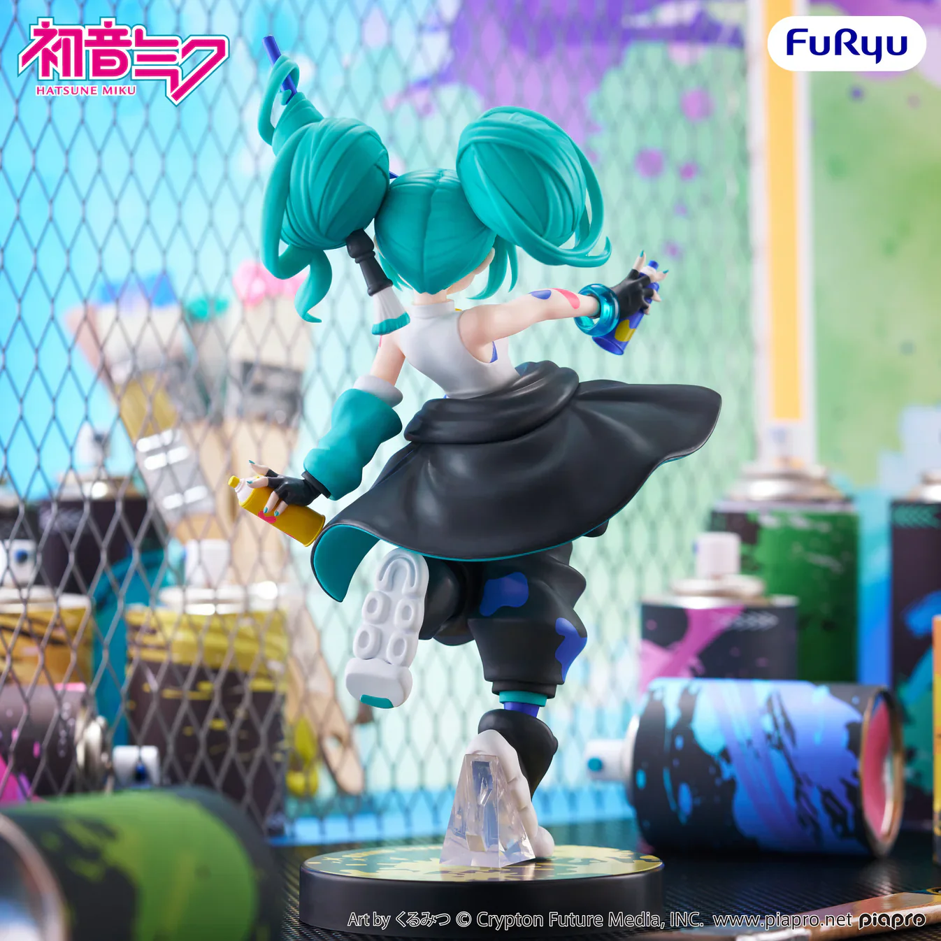 【Pre-Order】Hatsune Miku - Muchute Figure -Paint Girl Another Color ver.- - Image 4