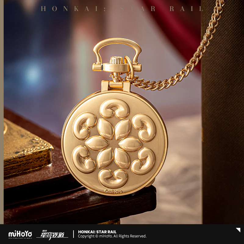 【Pre-Order】Honkai: Star Rail - Aventurine Pocket Watch Style Metal Keychain - Image 4