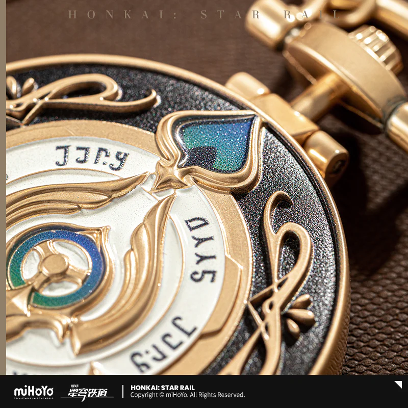 【Pre-Order】Honkai: Star Rail - Aventurine Pocket Watch Style Metal Keychain - Image 5
