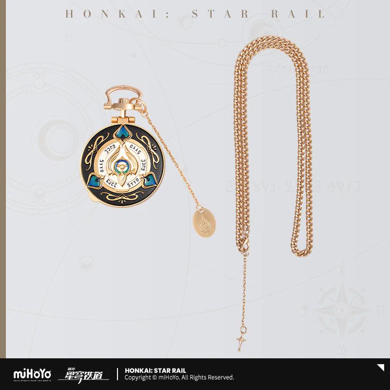 【Pre-Order】Honkai: Star Rail - Aventurine Pocket Watch Style Metal Keychain - Image 6