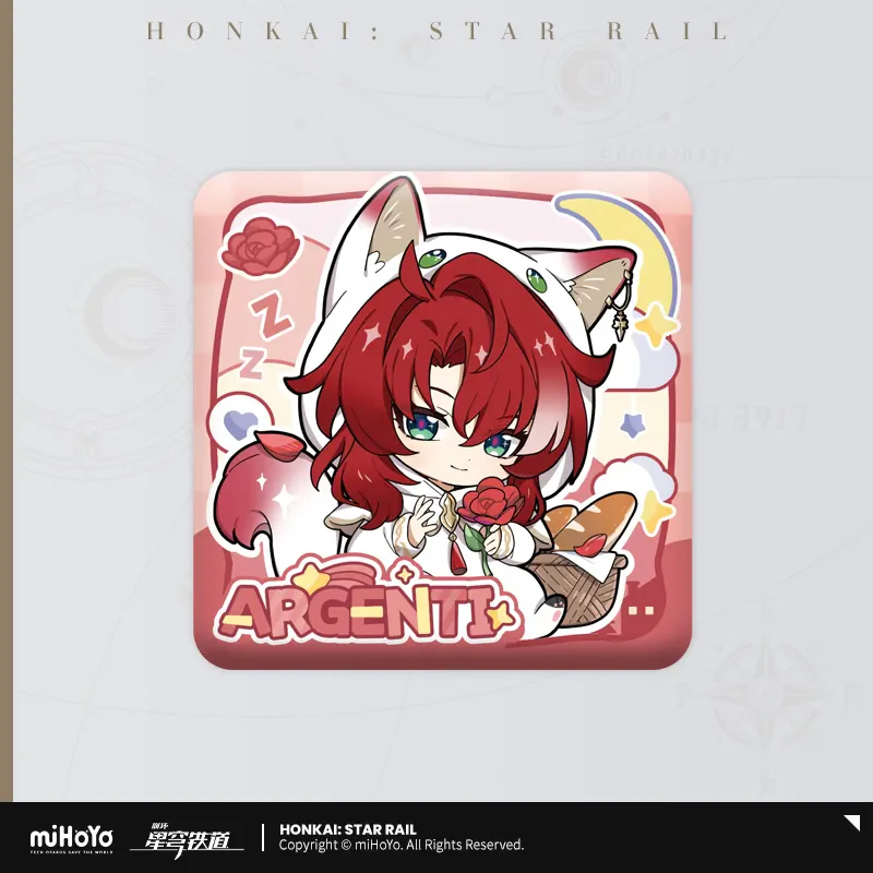 【Pre-Order】Honkai: Star Rail - Boys' Dormitory Series Chibi Character Square Badge - Image 14