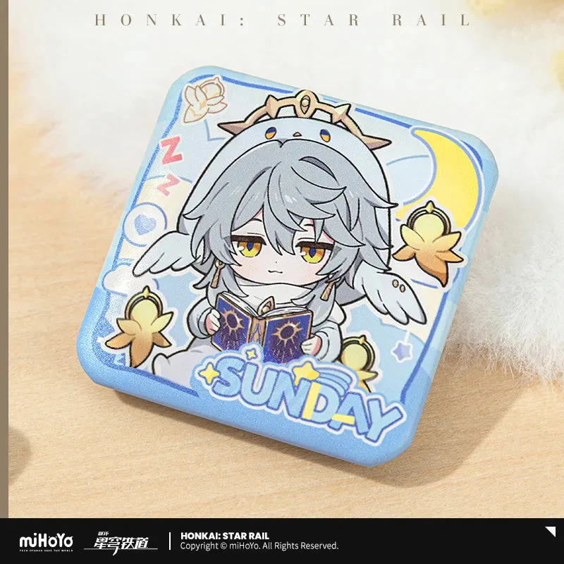 【Pre-Order】Honkai: Star Rail - Boys' Dormitory Series Chibi Character Square Badge - Image 4