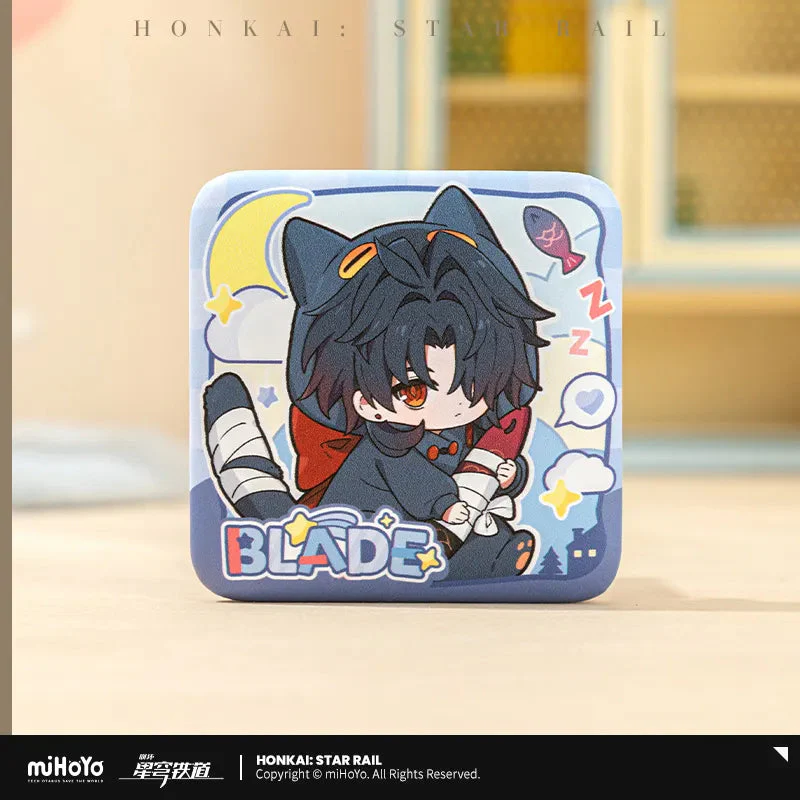 【Pre-Order】Honkai: Star Rail - Boys' Dormitory Series Chibi Character Square Badge - Image 5