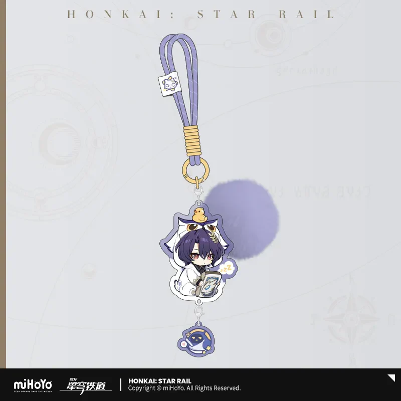 【Pre-Order】Honkai: Star Rail - Boys' Dormitory Series Chibi Character Acrylic Keychain - Image 11