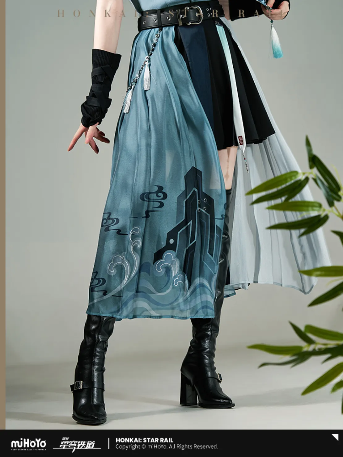 【Pre-Order】Honkai: Star Rail - Feixiao Impression Skirt - Image 6