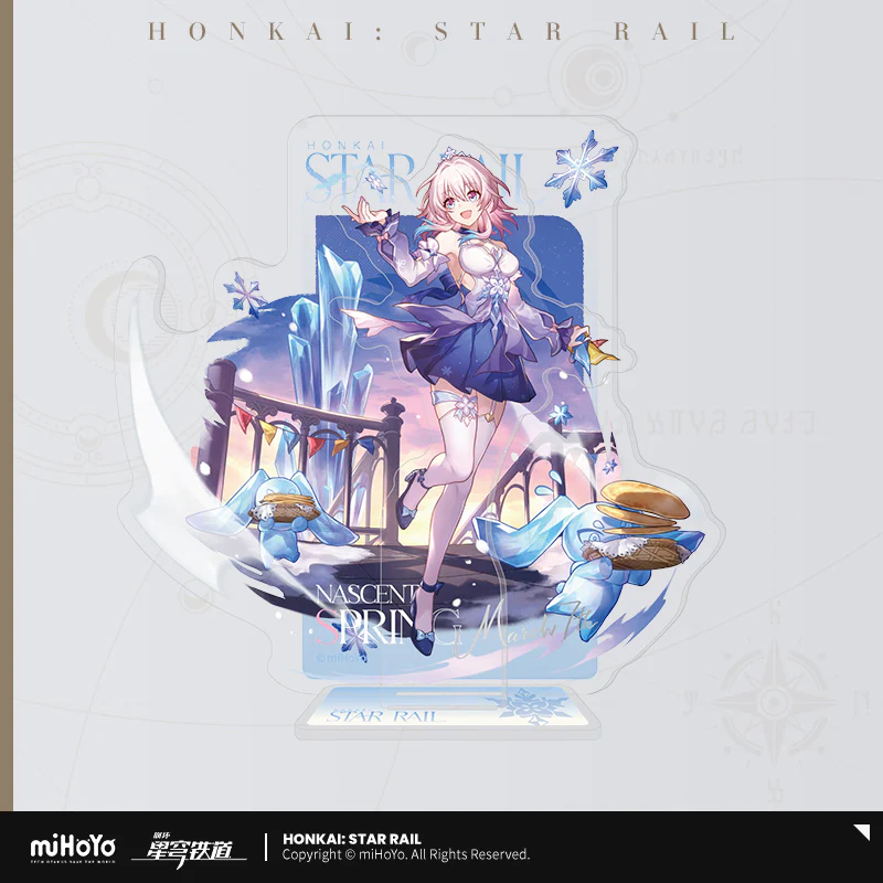 【Pre-order】Honkai: Star Rail - March 7th Nascent Spring Series Badge/Standee/Keychain/Laser Ticket/Character Card - Image 3