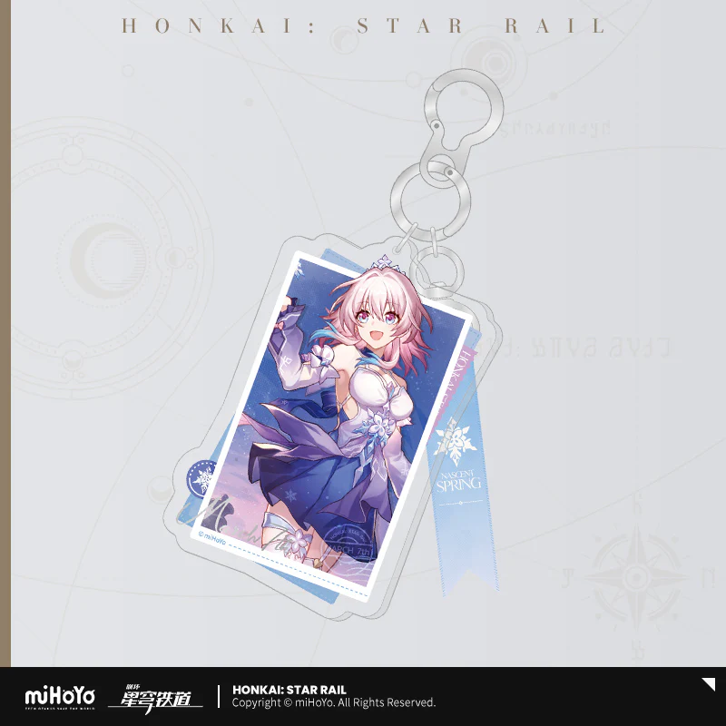 【Pre-order】Honkai: Star Rail - March 7th Nascent Spring Series Badge/Standee/Keychain/Laser Ticket/Character Card - Image 4