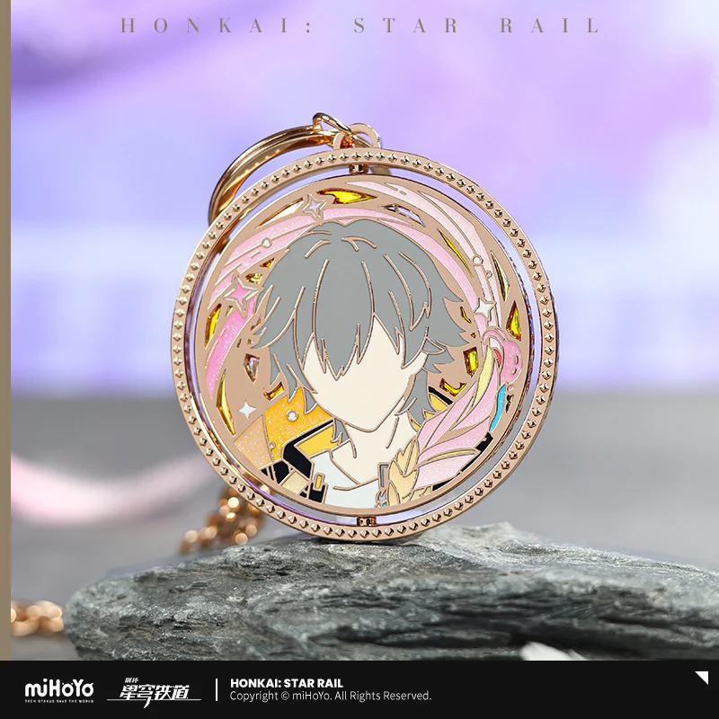 【Pre-Order】Honkai: Star Rail - Trailblazer Written Series Rotating Metal Keychain - Image 3