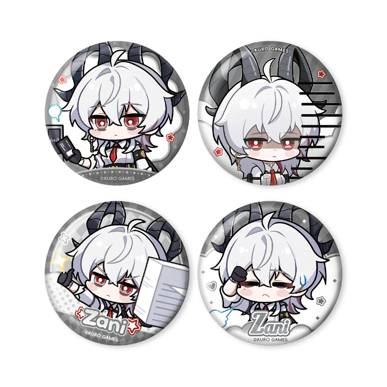 【Pre-Order】Wuthering Waves - Sticker Series Mini Badge Set - Image 12