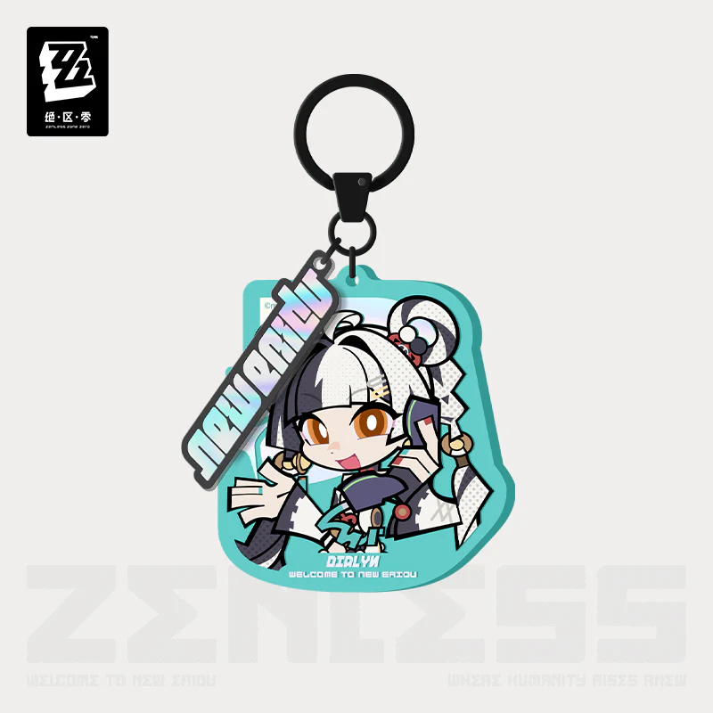 【Pre-Order】Zenless Zone Zero - New Eridu Series Chibi Acrylic Kaychain: Krampus Compliance Authority - Image 2