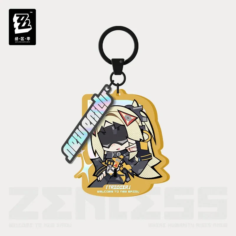 【Pre-Order】Zenless Zone Zero - New Eridu Series Chibi Acrylic Keychain: Obol Squad - Image 5