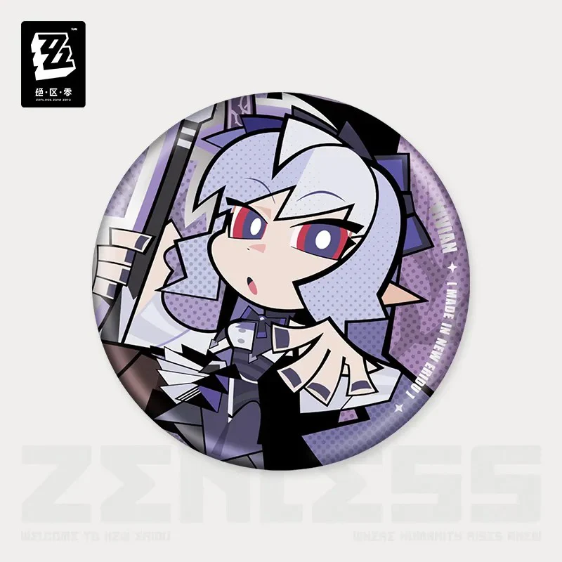 Zenless Zone Zero - New Eridu Series Chibi Tinplate Badge: Mockingbird - Image 5