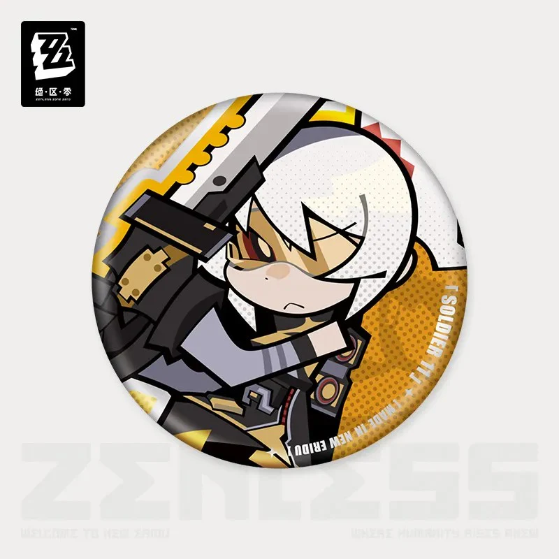 【Pre-Order】Zenless Zone Zero - New Eridu Series Chibi Tinplate Badge: Obol Squad - Image 7