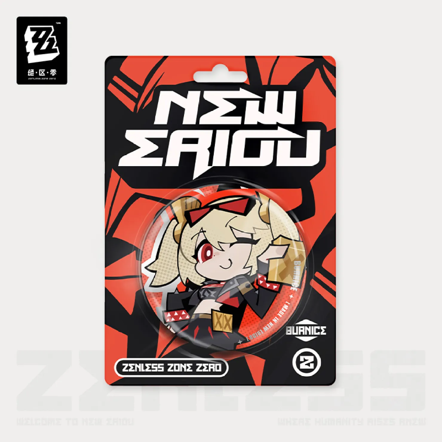 【Pre-Order】Zenless Zone Zero - New Eridu Series Chibi Tinplate Badge: Son of Calydon - Image 12