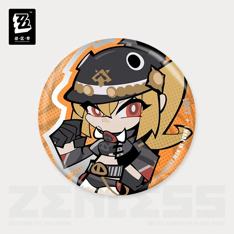 【Pre-Order】Zenless Zone Zero - New Eridu Series Chibi Tinplate Badge: Son of Calydon - Image 3