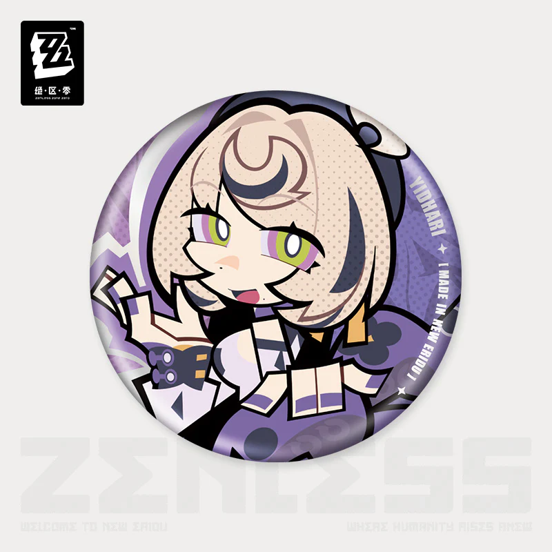Zenless Zone Zero - New Eridu Series Chibi Tinplate Badge: Spook Shack - Image 2