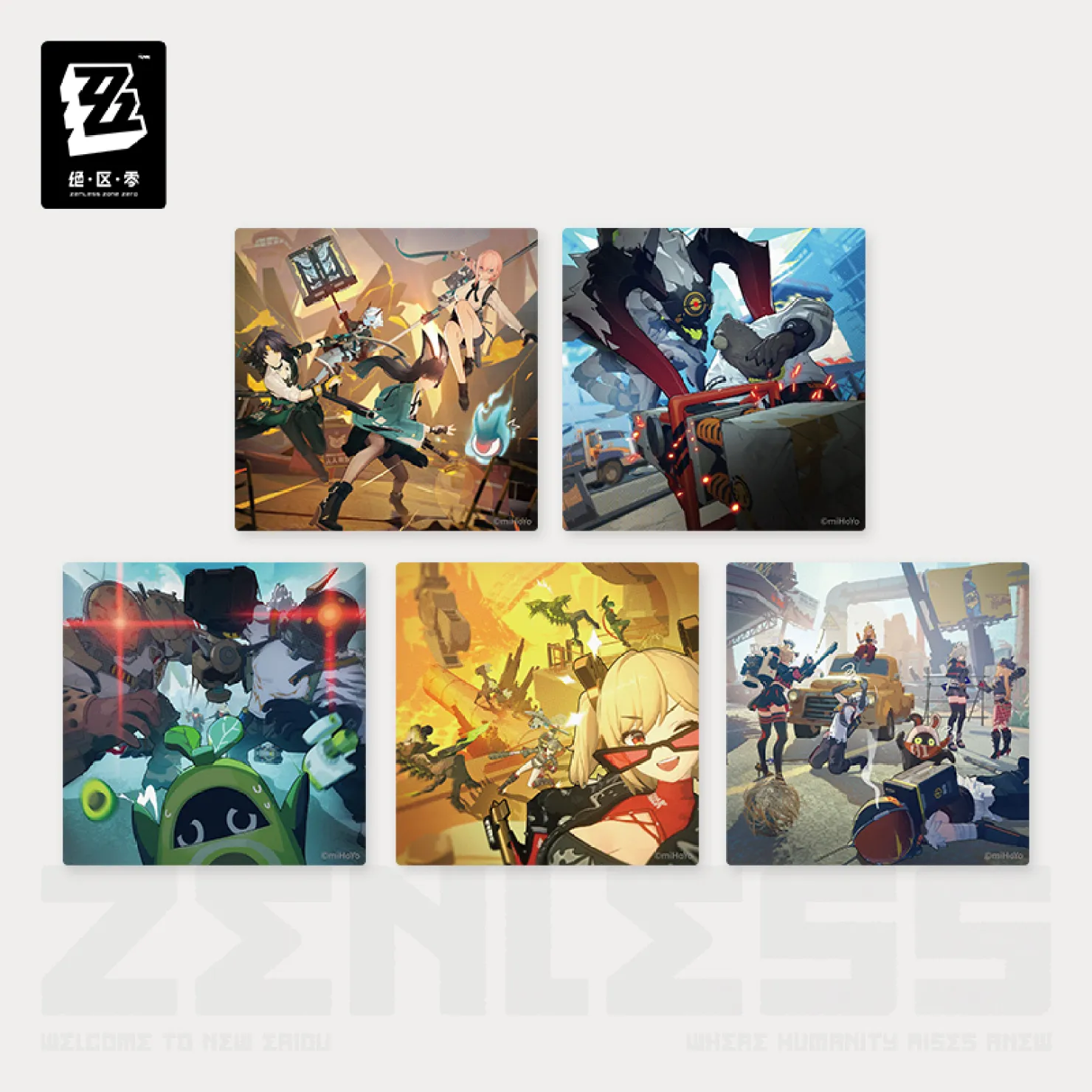 【Pre-Order】Zenless Zone Zero - New Eridu Series Image Collectible Transparent Card Set Vol.2 - Image 3