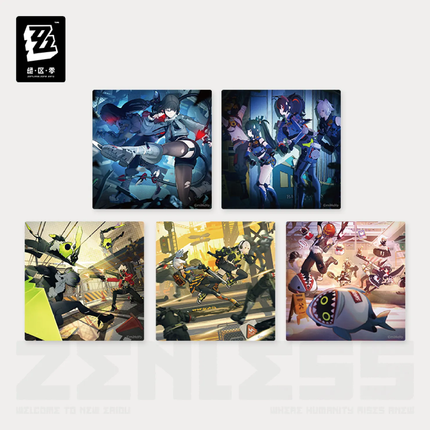 【Pre-Order】Zenless Zone Zero - New Eridu Series Image Collectible Transparent Card Set Vol.2 - Image 4