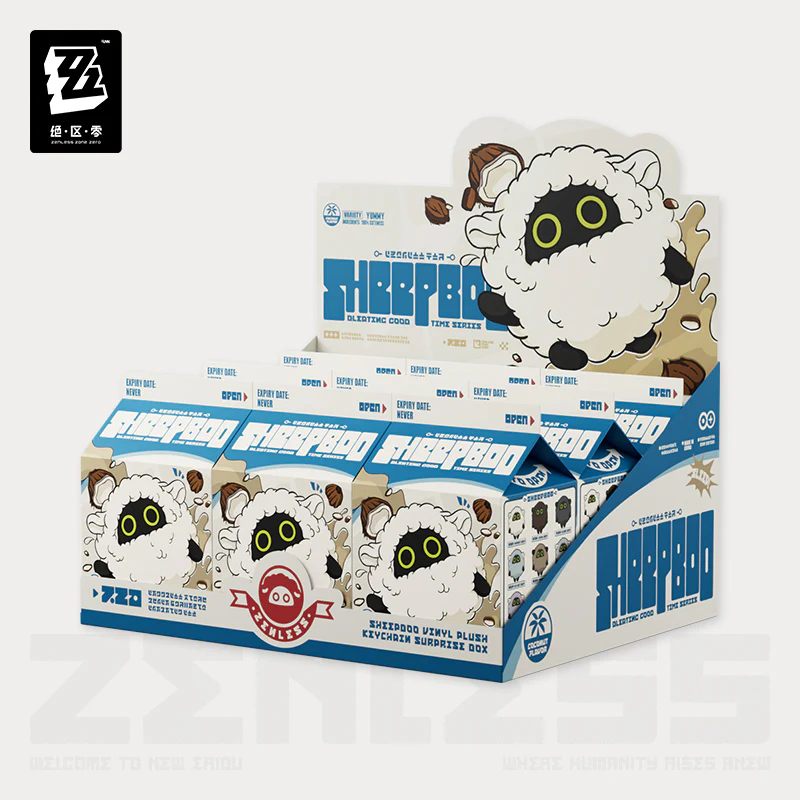 【Pre-Order】Zenless Zone Zero - Sheepboo Blerting Cood Time Series Vinyl Plush Keychain Blind Box - Image 4