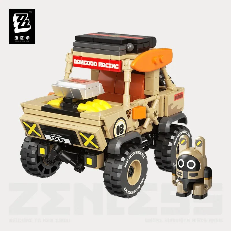 【Pre-Order】Zenless Zone Zero - Speed Legend Series Bangboo Toy Car Assembly Building Blocks - Image 3