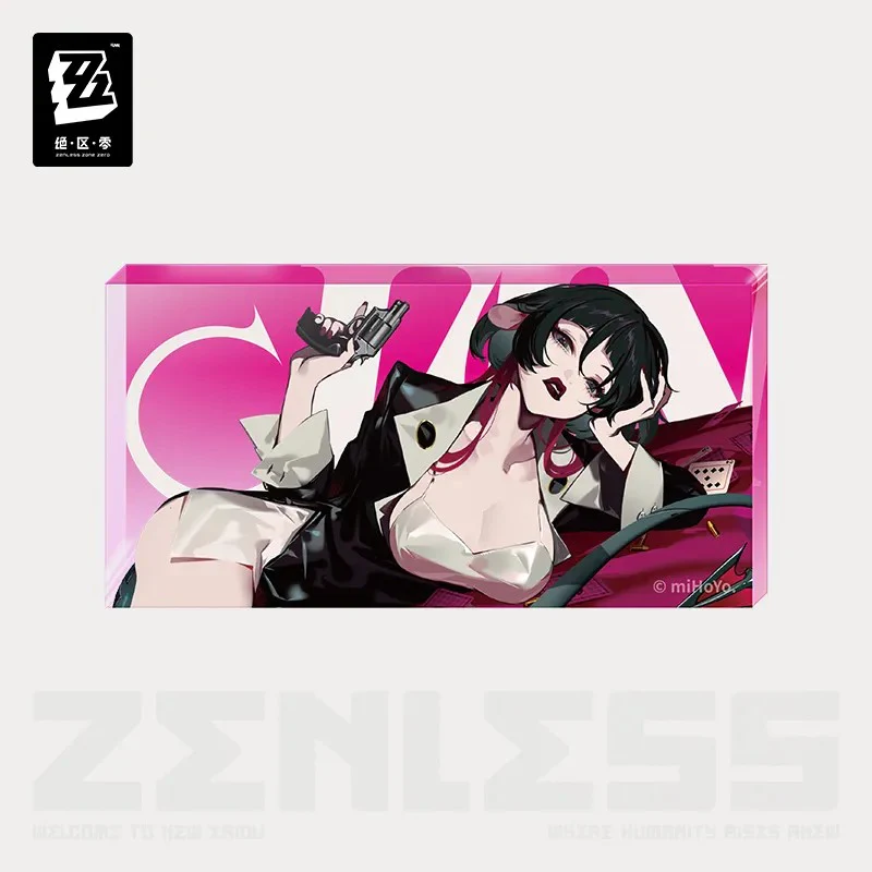 【Pre-Order】Zenless Zone Zero - Frequencies Visuals Series Jane Doe Badge/Acrylic Block/Laser Ticket Set - Image 3