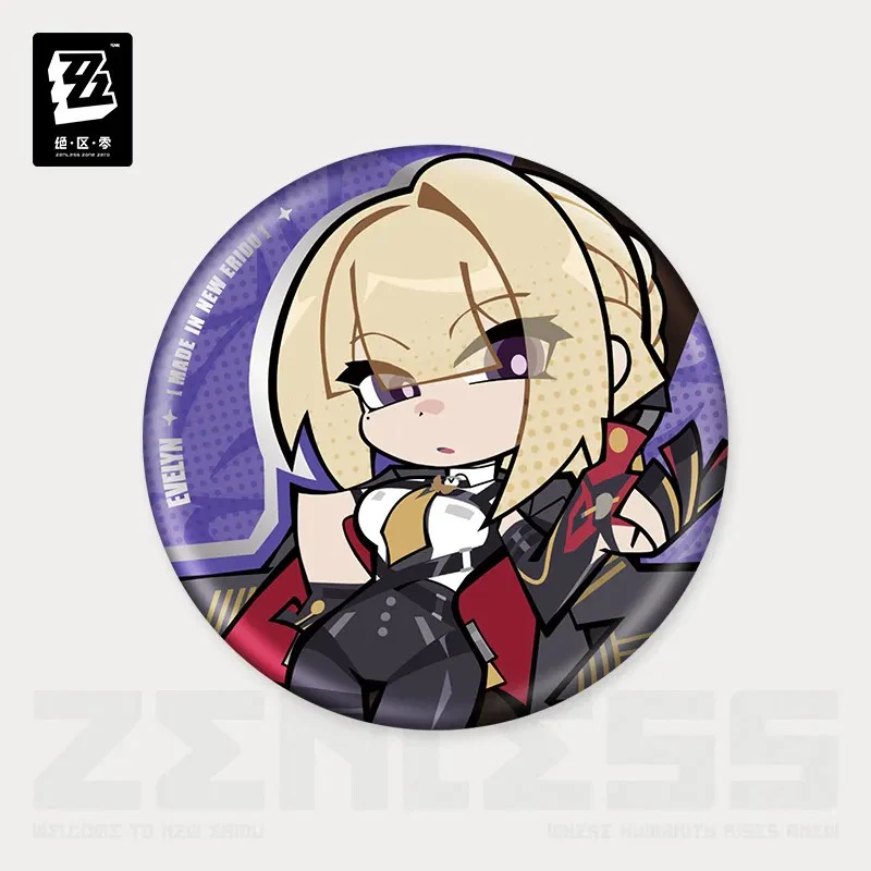 Zenless Zone Zero - New Eridu Series Chibi Tinplate Badge: Stars of Lyra - Image 4
