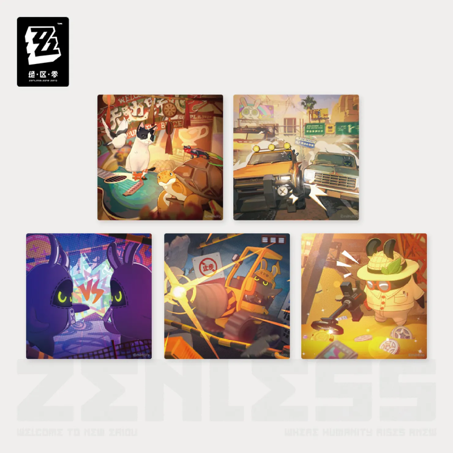 【Pre-Order】Zenless Zone Zero - New Eridu Series Image Collectible Transparent Card Set Vol.1 - Image 3