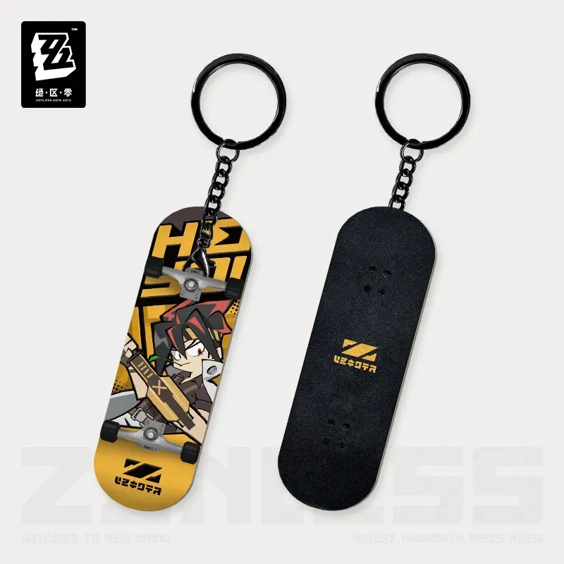 Zenless Zone Zero - New Eridu Series Chibi Finger Skateboard Keychain : Belobog Heavy Industries - Image 5
