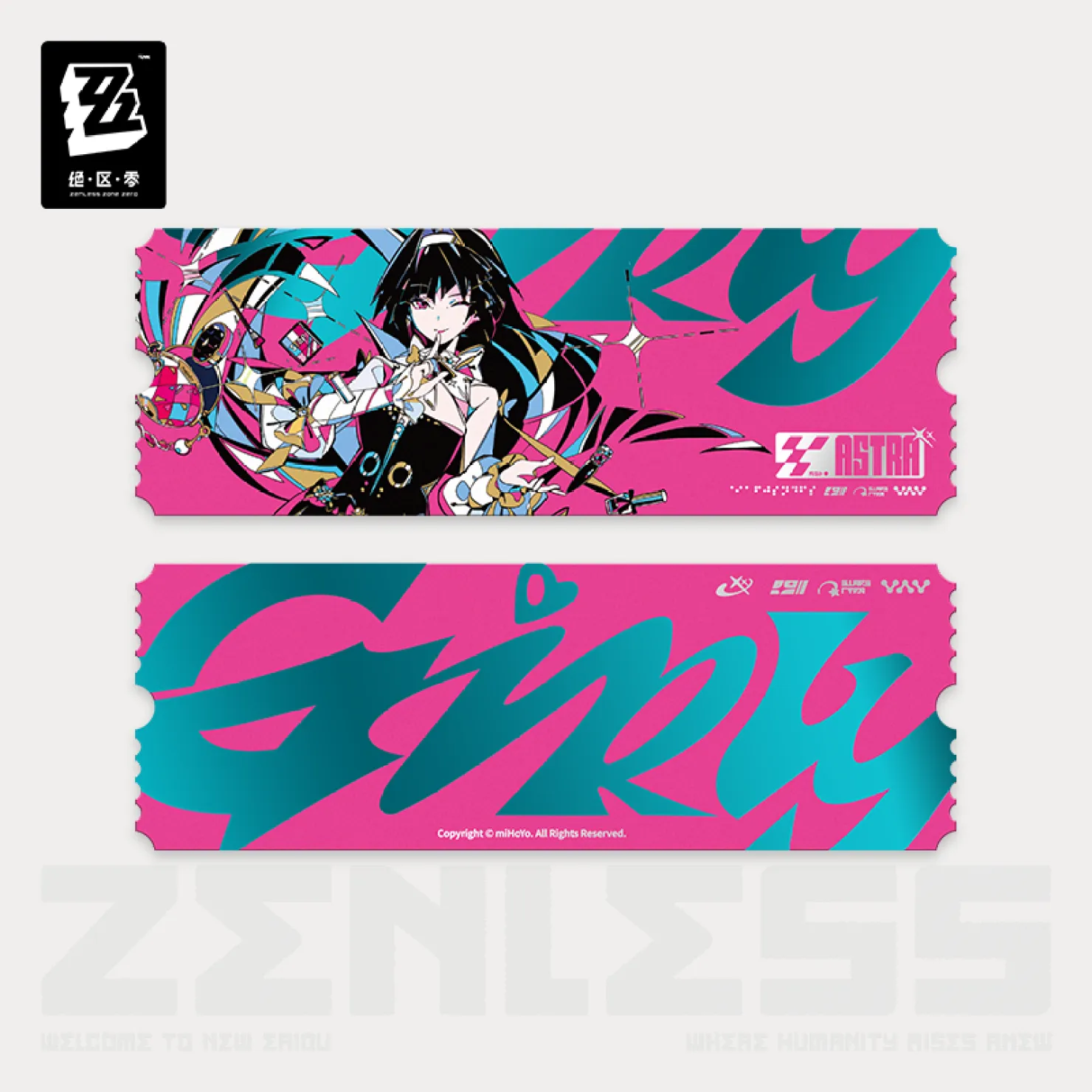 Zenless Zone Zero - Should I Be the Stars of Lyra Series Astra Live Collectible Ticket Set (Including 5 tickets) - Image 3
