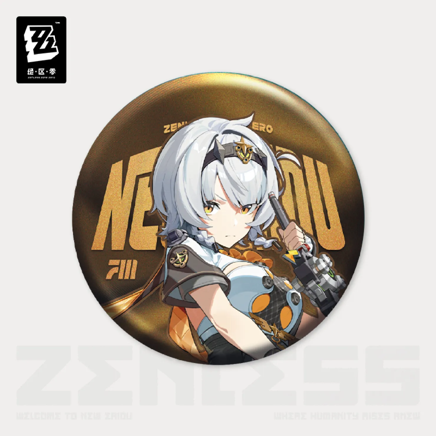 Zenless Zone Zero - Standing Design Series Tinplate Badge : Unknown Faction - Image 5